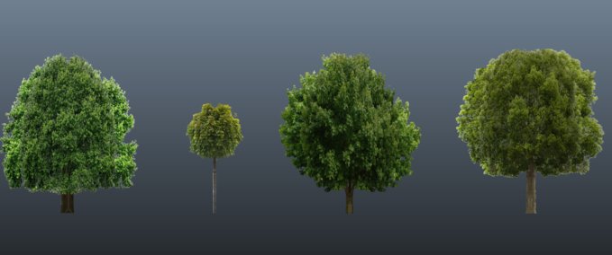 Objekte Niederpolige Bäume Landwirtschafts Simulator mod