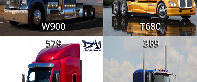 Trucks ATS Default Truck Models For ETS2 Studio American Truck Simulator mod