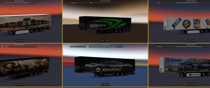 Trailer Anhänger Mega Paket von Honza_CZ Eurotruck Simulator mod