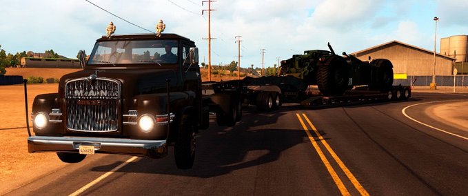 Trucks Man 520HN + Interior (v1.6.x) American Truck Simulator mod