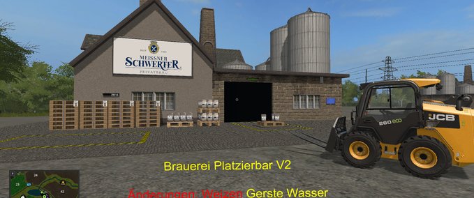 Platzierbare Objekte Brauerei platzierbar V2 Landwirtschafts Simulator mod