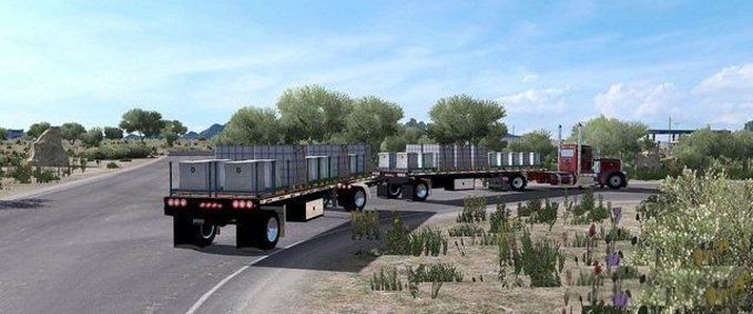 Trailer TRAILER FENO DOUBLE American Truck Simulator mod