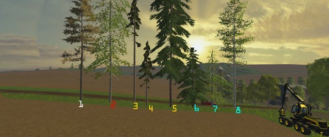 Platzierbare Objekte platzierbare Bäume Landwirtschafts Simulator mod