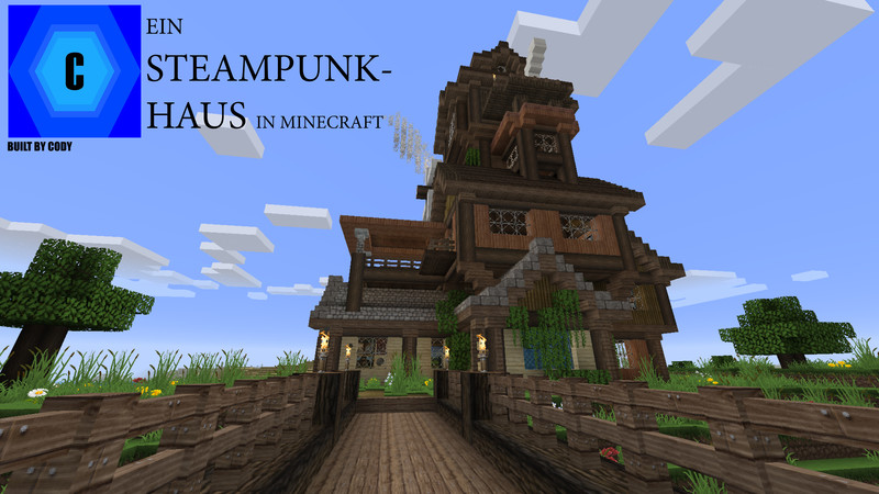 minecraft steampunk house blueprints