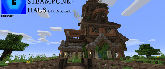 Ein Steampunk-Haus in Minecraft Mod Image