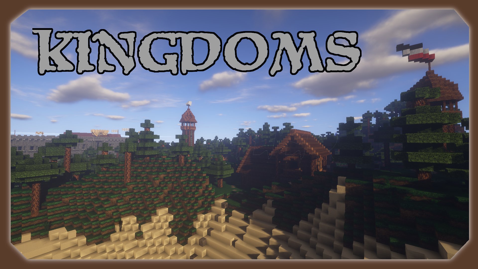 KingdomsIMinecraft medieval map - Thumbnail 1