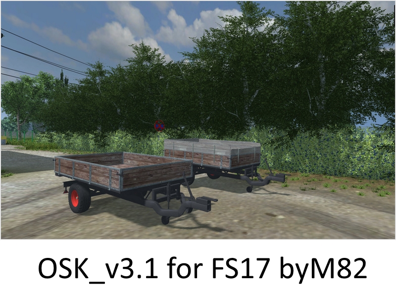 OSK single axle trailer - Thumbnail 1
