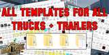 All Truck + Trailer Templates Collection Pack [50 + Template] Mod Thumbnail