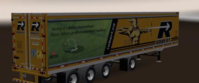 Trailer Great Dane 48 Double Trailer ATS New Skin  American Truck Simulator mod