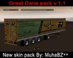 Great Dane 48 Double Trailer ATS New Skin  Mod Thumbnail