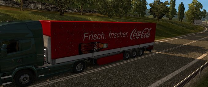Trailer Coca Cola - Trailer Eurotruck Simulator mod