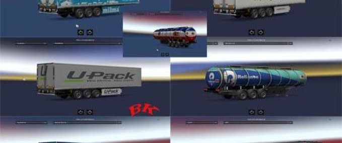 Trailer Indian trailer pack [1.27.x] Eurotruck Simulator mod
