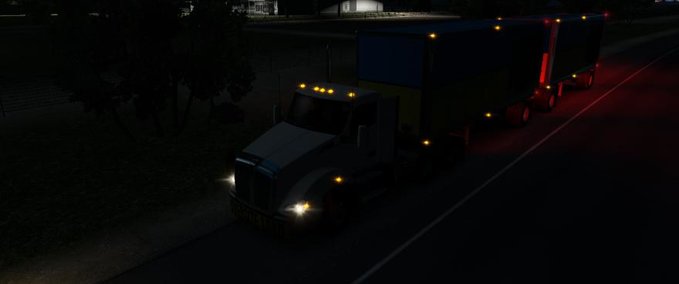 Mods Improved Headlight [1.28 - Beta] American Truck Simulator mod