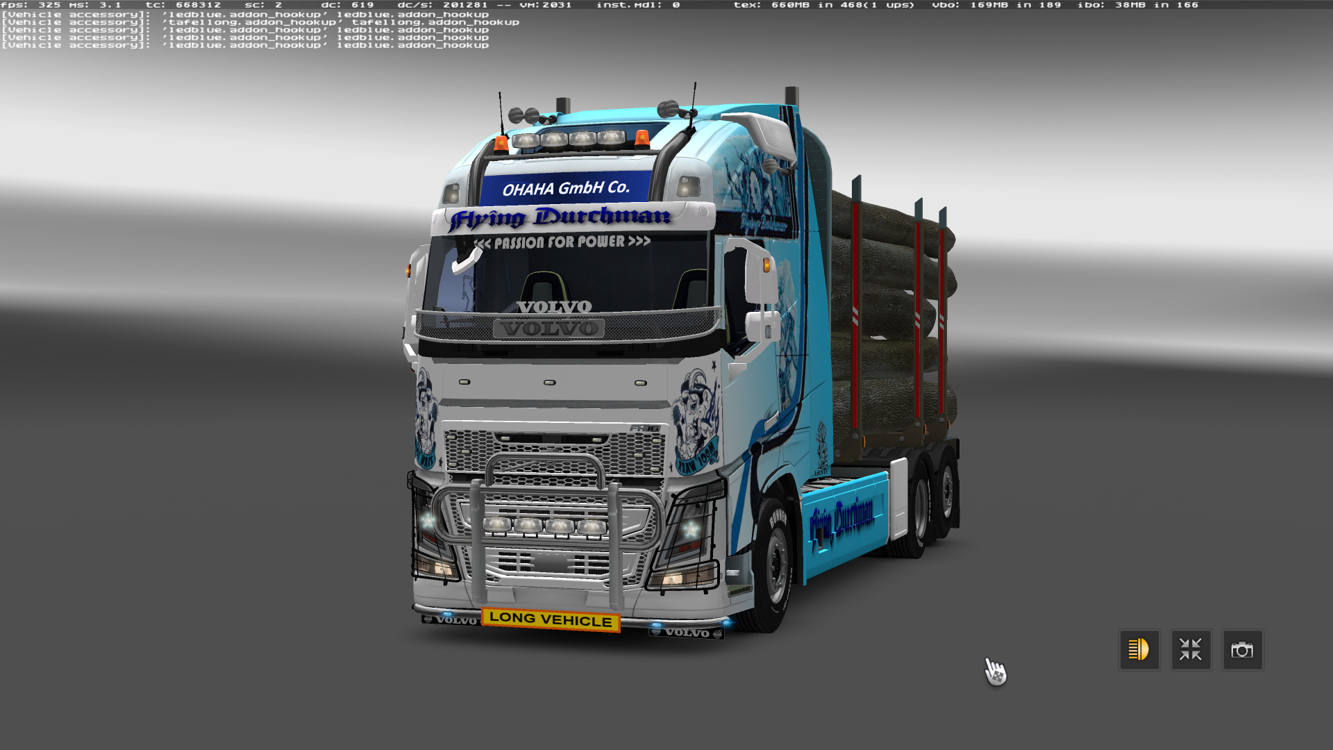 Sweden_volvo_skin for Ohaha Volvo FH16 2013 mod v.22.00.s - Thumbnail 1