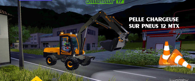 Bagger & Radlader MECALAC MTX 12 Landwirtschafts Simulator mod