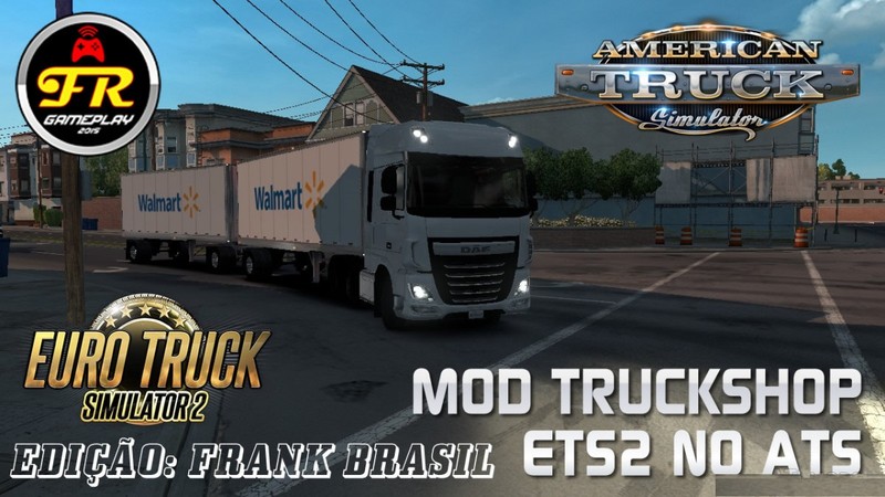 ats: Mod TruckShop ETS2 in ATS v 2.0 Trucks Mod für American Truck Simulator
