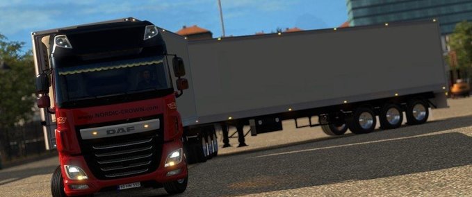 Trailer DOUBLE TRAILERS ETS2 [1.28.x] Eurotruck Simulator mod