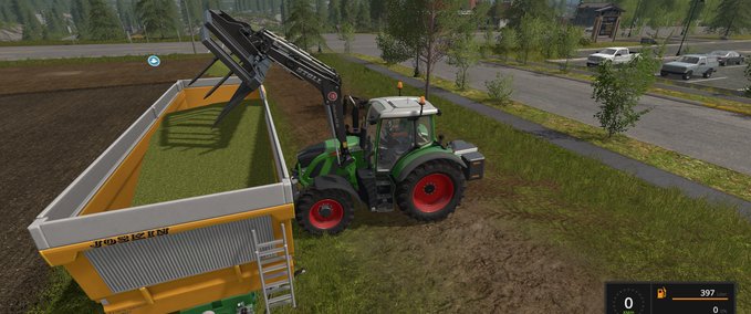 Frontlader Silage Gabel Landwirtschafts Simulator mod