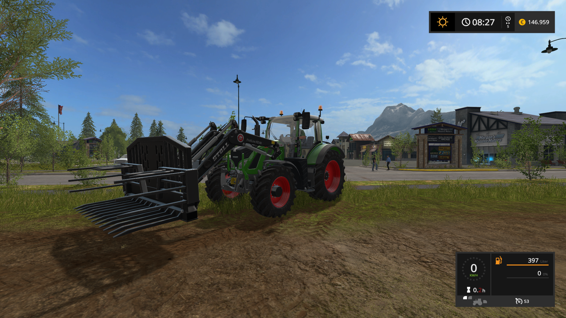 Silage fork - Thumbnail 1