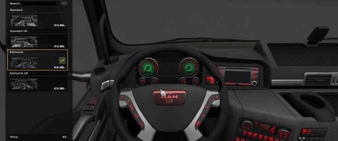 Sonstige MAN TGX Dashboard Eurotruck Simulator mod
