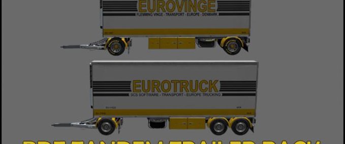 Trailer BDF Tandem Trailer [1.28.x] Eurotruck Simulator mod