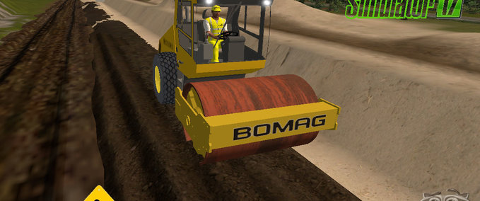 Sonstige Fahrzeuge COMPACTEUR MONOCYLINDRE BOMAG BW214 DH3 Landwirtschafts Simulator mod