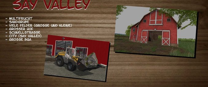 Maps Say Valley Landwirtschafts Simulator mod
