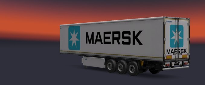 Krone Trailer Krone Maersk Eurotruck Simulator mod