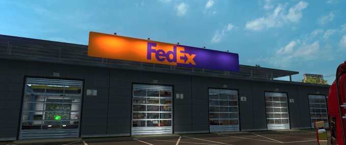 Sonstige Big Garage FedEx Eurotruck Simulator mod