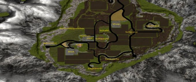 Maps FORGOTTEN VALLEY Farming Simulator mod