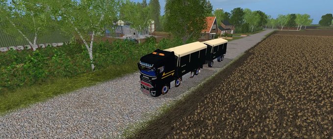 Sonstige Fahrzeuge Scania Conow Gliederzug Landwirtschafts Simulator mod