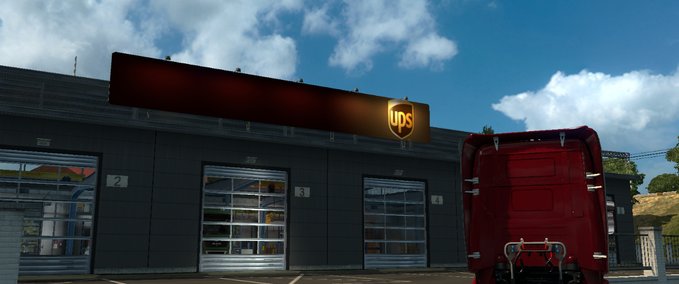Sonstige UPS Big Garage Eurotruck Simulator mod