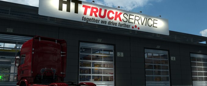 Sonstige HT Truck Service Big Garage Eurotruck Simulator mod