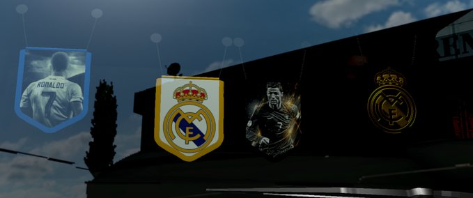 Sonstige Real Madrid Pennants Pack Eurotruck Simulator mod