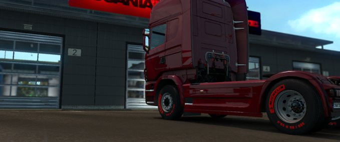 Sonstige Michelin Tires RED Eurotruck Simulator mod