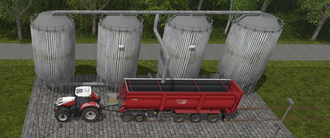 Platzierbare Objekte Platzierbare Zwischenlagersilos Landwirtschafts Simulator mod