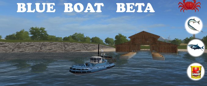 Sonstige Fahrzeuge Blue  Boat  Landwirtschafts Simulator mod