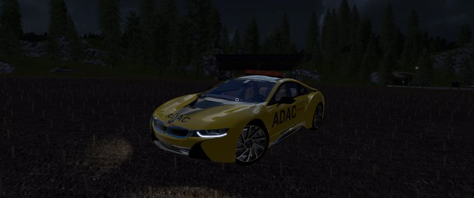 PKWs BMW i8 ADAC Skin (überarbeitet!) Landwirtschafts Simulator mod