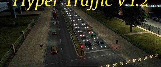 AI Extrem dichter Verkehr Eurotruck Simulator mod