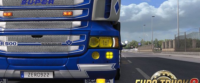 Sonstige Scania RS & T (RJL) Yellow Headlights Eurotruck Simulator mod