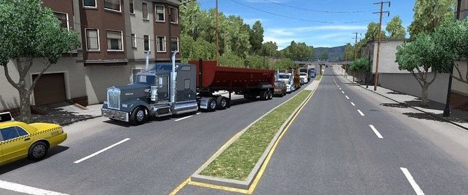 Mods Piva Weather mod for ATS compatible with 1.28 American Truck Simulator mod