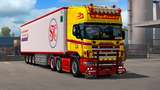Scania 4 Series (RJL) Red & Yellow + Accessory Pack Mod Thumbnail