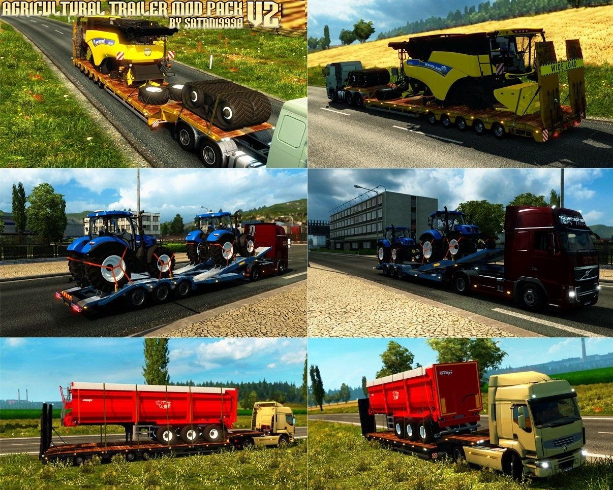 AGRICULTURAL TRAILER MOD PACK V2.2.1 - Thumbnail 1
