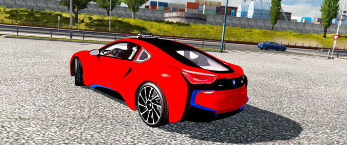 Sonstige BMW i8 + Interieur v3.0 (1.28.x) Eurotruck Simulator mod