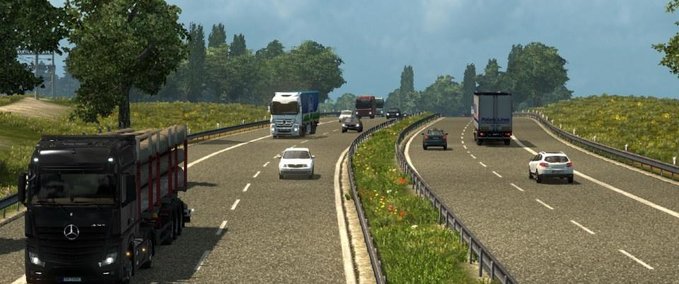 AI Realistischere Verkehrsdichte (1.28.x) Eurotruck Simulator mod