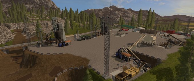 Maps Mining & Construction Economy  Landwirtschafts Simulator mod