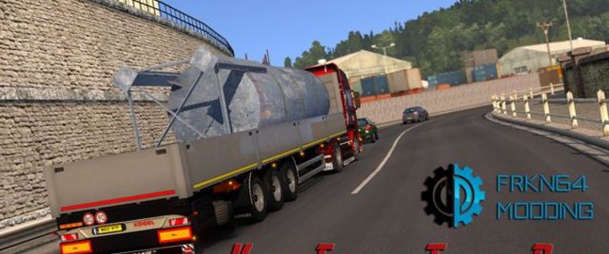 Trailer KÖGEL FLATBED ANHÄNGER PAKET (1.28.X) Eurotruck Simulator mod