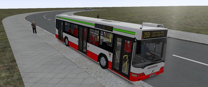 Bus Skins Volvo 7700-Repaint-Hamburg-Gladback OMSI 2 mod