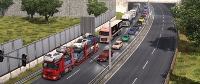 AI KI Fahrzeug -und LKW - Farben Eurotruck Simulator mod