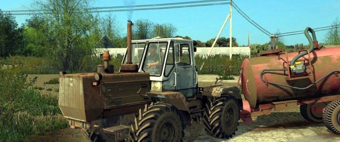 Sonstige Traktoren HTZ T-150K (rot) Landwirtschafts Simulator mod
